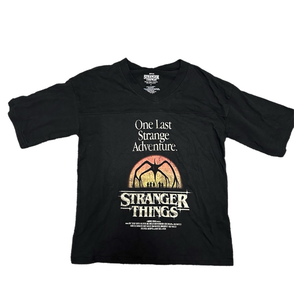 Netflix Black Stranger Things Tee
